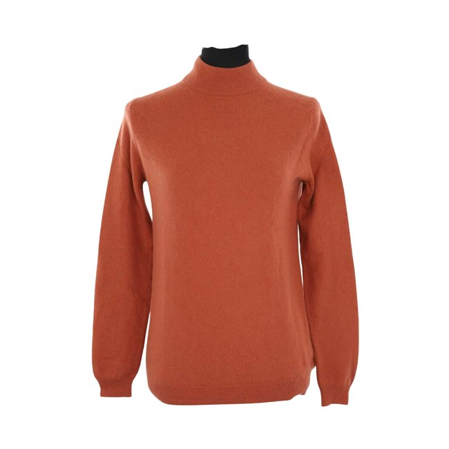 Pull en cachemire - Très Bon État orange <span itemprop=