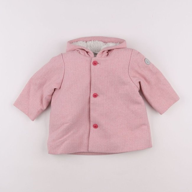 Manteau - Bon état rose <span itemprop=