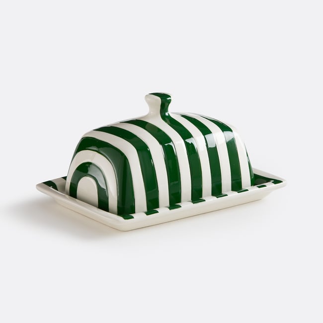 Darcy Dolomite Butter Dish green LA REDOUTE INTERIEURS