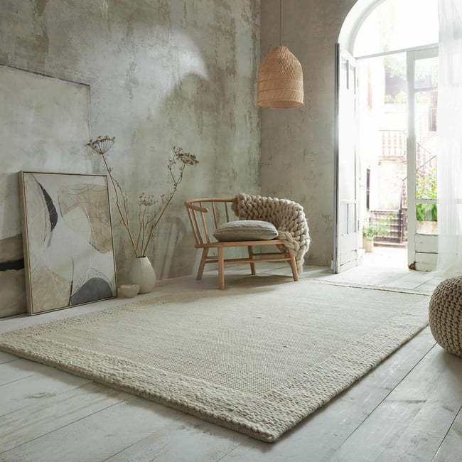 Tapis en mélange de laine RUE PLAIT - FLAIR RUGS