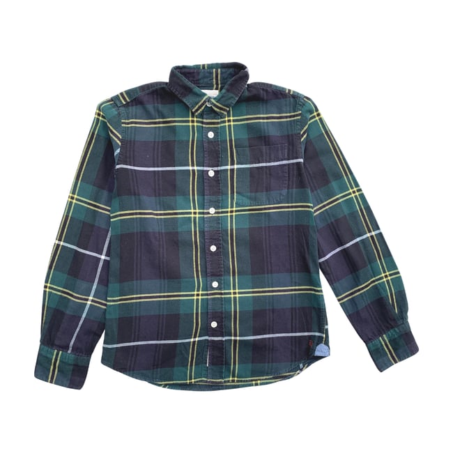 Chemise enfant - Très bon état vert <span itemprop=