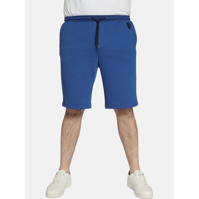 Bermuda en molleton BARON LORCAN bleu roi <span itemprop=