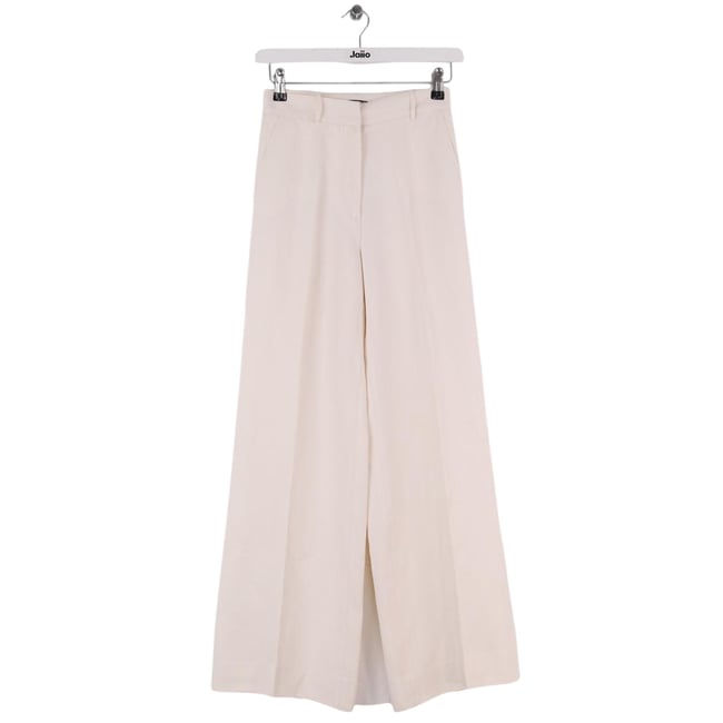 Pantalon large - Très Bon État ecru <span itemprop=