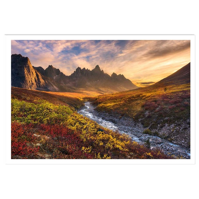 Affiche paysage moutain paradise - HEXOA