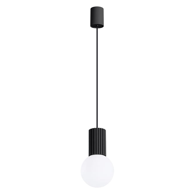 Suspension Aluminium Noir G9 1 Halo Couleur noir <span itemprop=