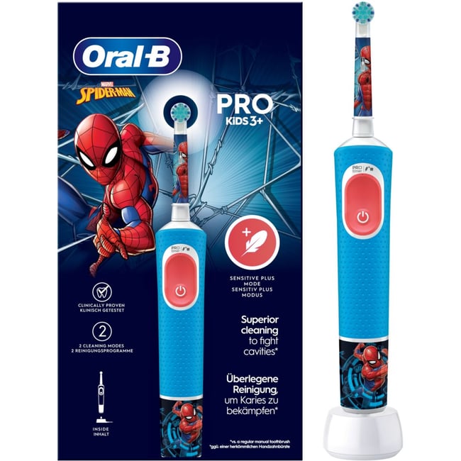 Brosse à dents électrique Vitality Pro Kids Spiderman - ORAL B