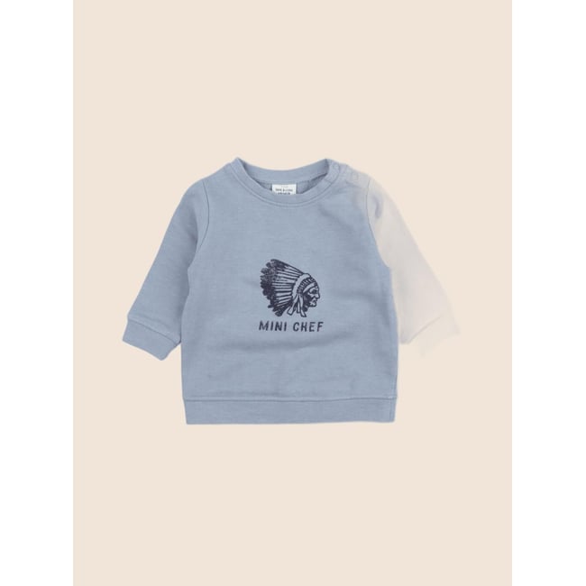 Sweat - Très bon état bleu <span itemprop=