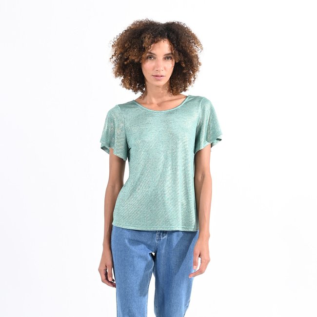 T-shirt col rond dos croisé - MOLLY BRACKEN