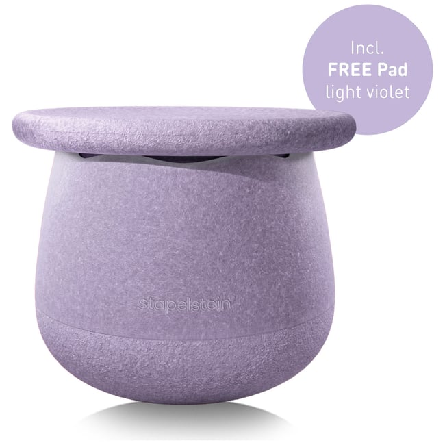 Tabouret modulaire violet <span itemprop=