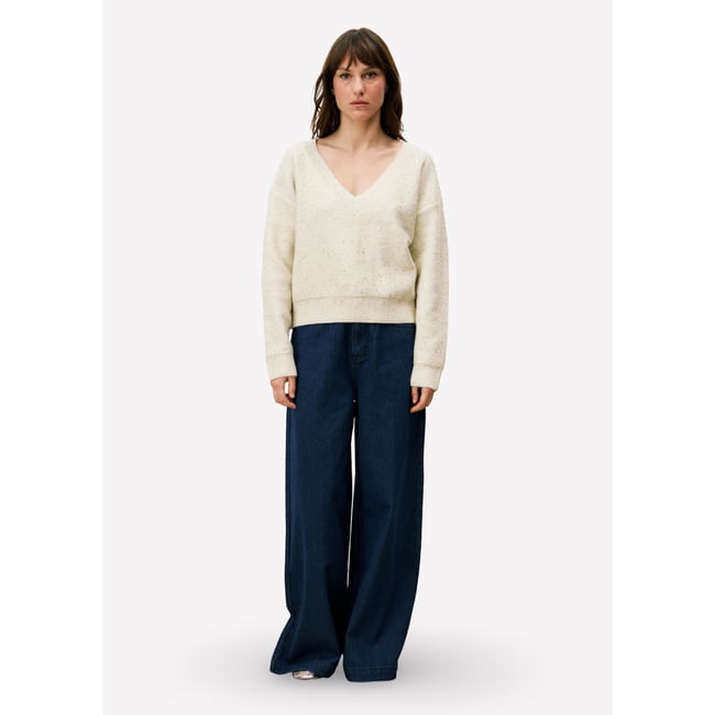 Pull  ORNELLA beige crème <span itemprop=