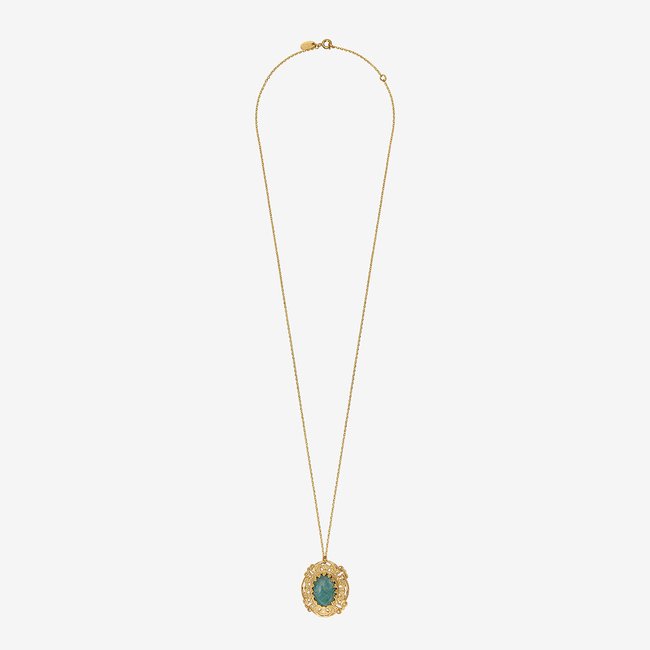 Collier gm dubarry amazonite bleu <span itemprop=