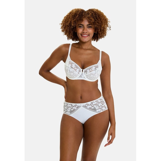 Suzie lace knickers, ivory, Sans Complexe | La Redoute