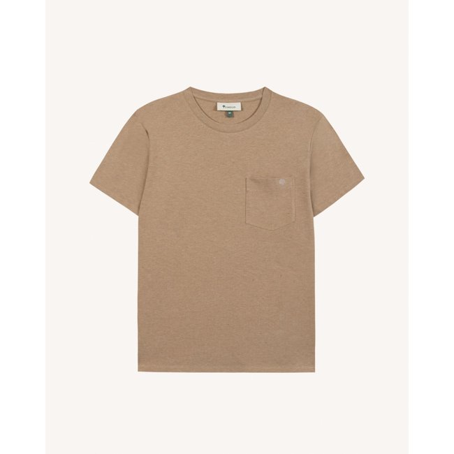 T-shirt OLONNE OLONNE taupe <span itemprop=