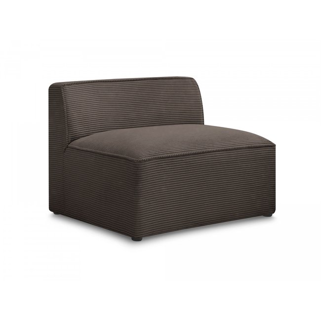 Chauffeuse pour canapé modulable 1 place(s) en velours côtelé, ROUSSEAU - BOBOCHIC