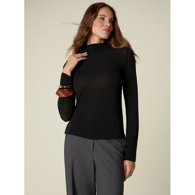 T-shirt col roulé - OLTRE