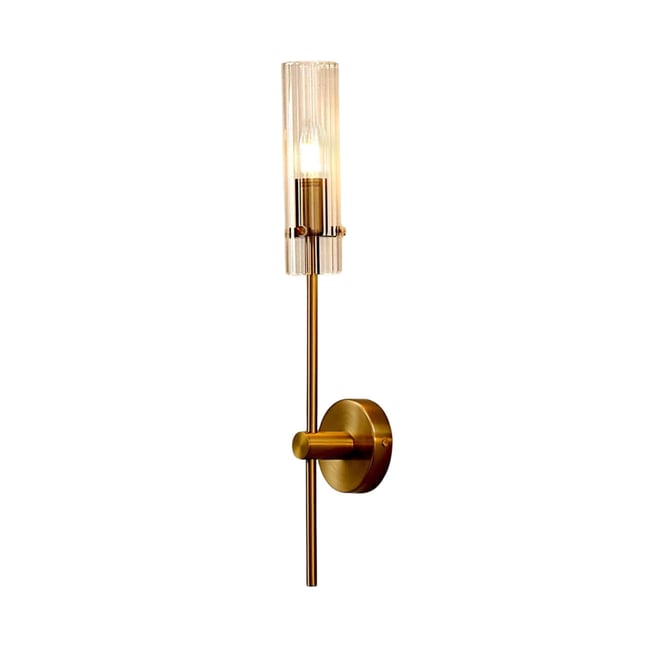 Applique dorée verre cannelé - SÉRÉNIA Couleur v021707 <span itemprop=