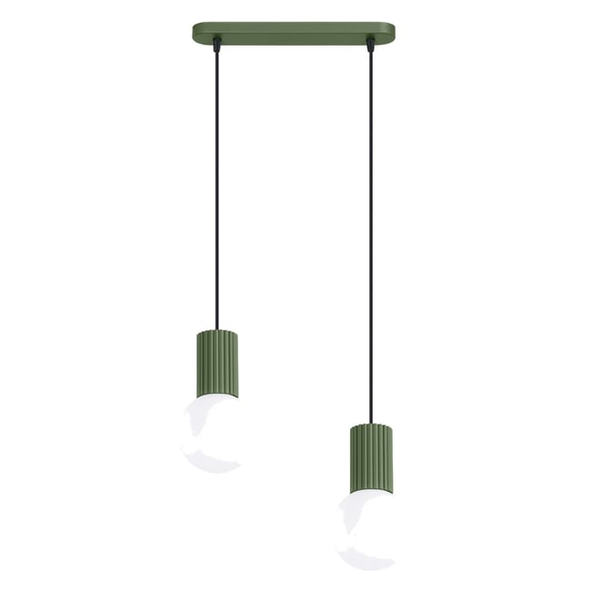 Suspension Aluminium Vert Olive G9 2 Halo Couleur vert olive <span itemprop=
