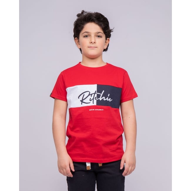 T-shirt Col Rond Pur Coton Noware-j - RITCHIE