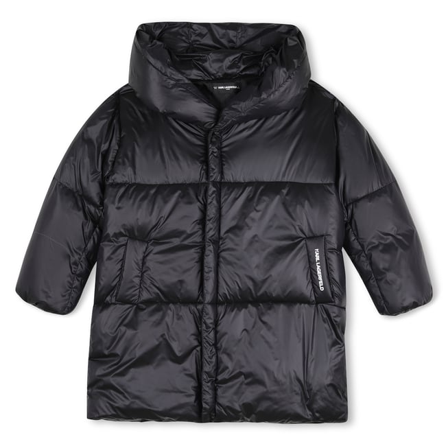Doudoune longue black <span itemprop=