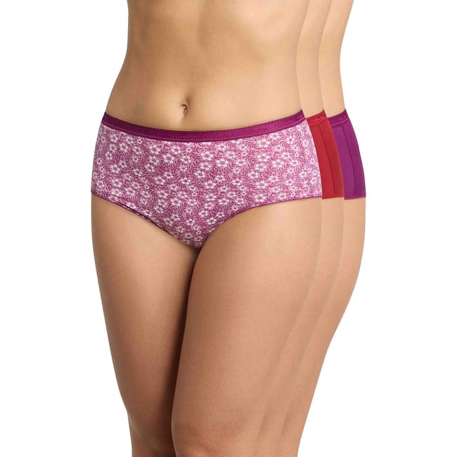Confezione 2 + 1 gratuito slips midi in cotone bio - PLAYTEX