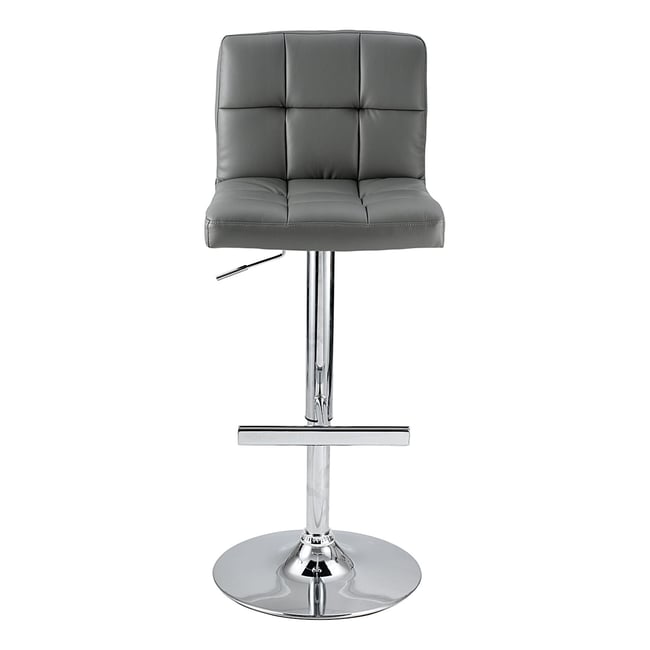 Chaise de bar grise Couleur gris clair <span itemprop=