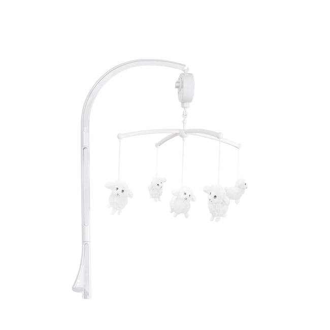 Mobile musical bébé - Wooly crudo <span itemprop=