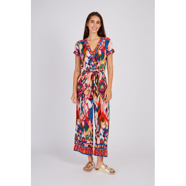 Mono largo YANNETTE estampado multicolor <span itemprop=