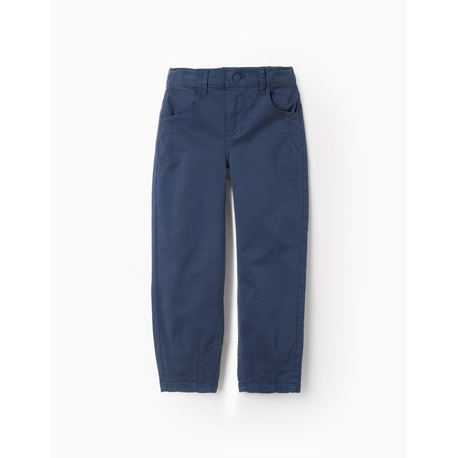 Pantalon en Sergé bleu <span itemprop=