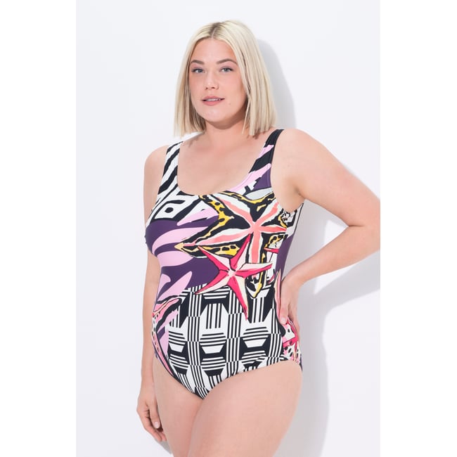 Maillot de bain profondément échancré dans blanc neige <span itemprop=