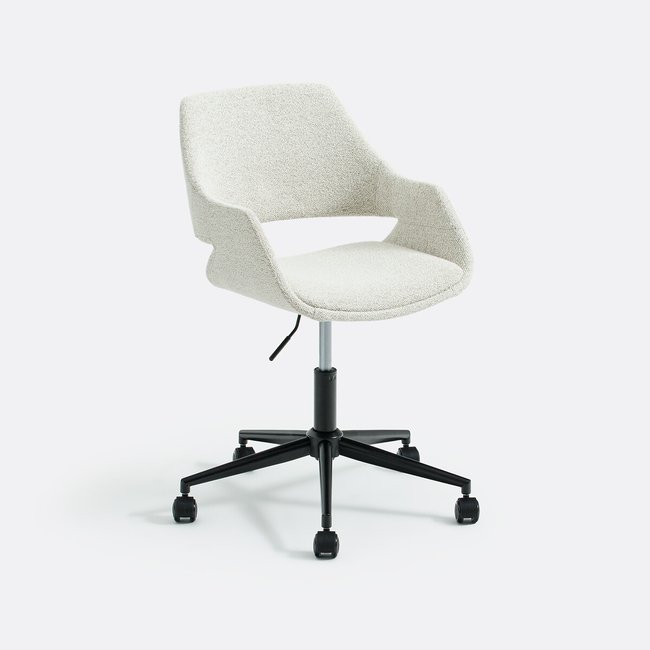 Silla de oficina giratoria de tela de rizo, Harlan crudo <span itemprop=