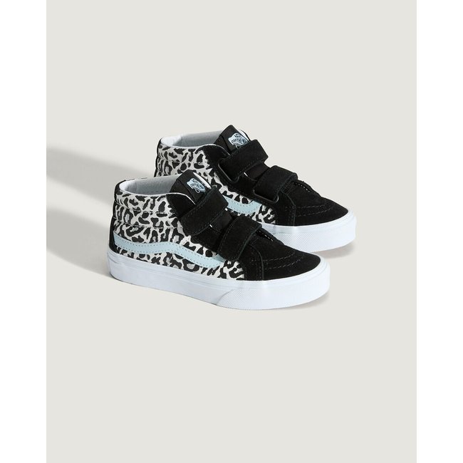 Zapatillas SK8-Mid Reissue V estampado leopardo/azul <span itemprop=