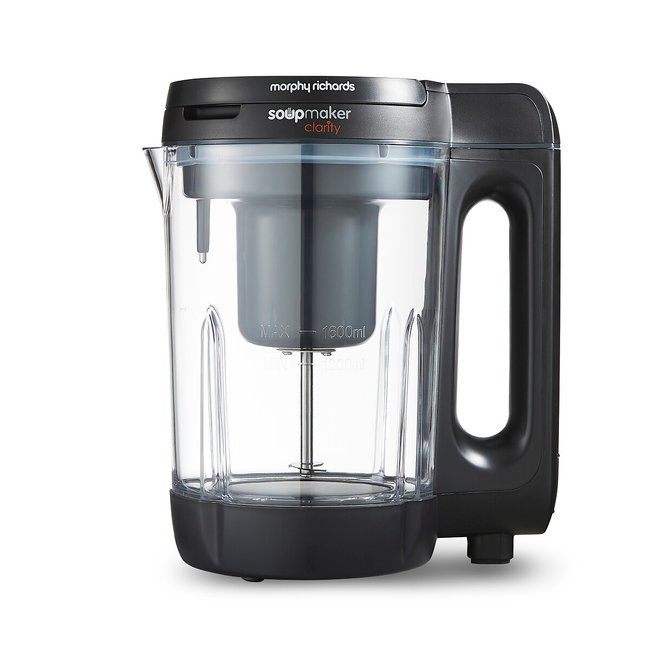 Clarity 1.6L Soup Maker - 501050, black, MORPHY RICHARDS