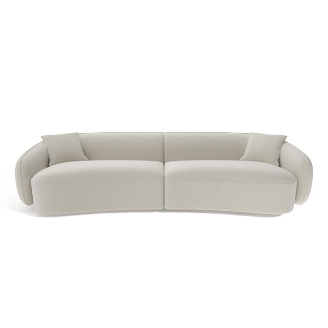 Canapé 4 places en tissu tramé CELINE - SIA HOME
