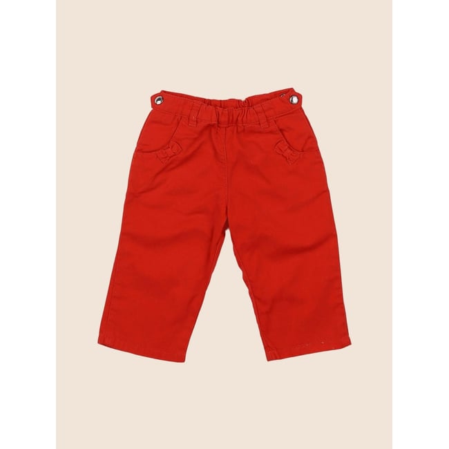 Pantalon - Très bon état rouge <span itemprop=