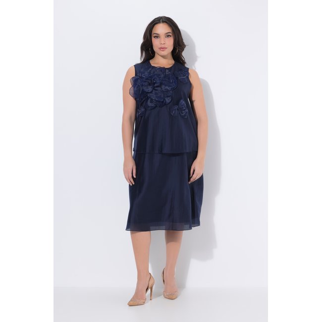 Robe midi sans manches en mousseline - ULLA POPKEN