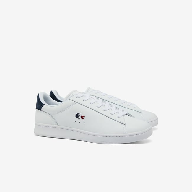 Sneakers Carnaby Set homme en cuir blanc-407 <span itemprop=