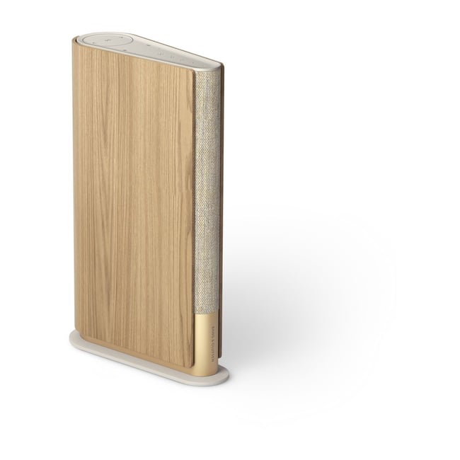 Enceinte portable Beosound Emerge Gold Tone Alu/Light Oak - BANG ET OLUFSEN