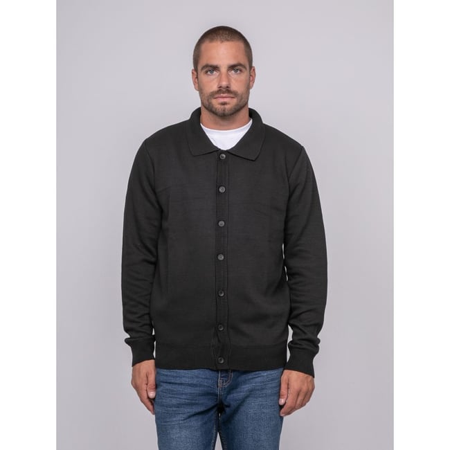 Cardigan Col Polo  Boutonné Latomia v002228 <span itemprop=