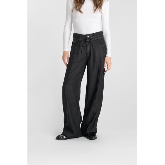 Jeans loose, large SCOTTY, longueur 34 black <span itemprop=