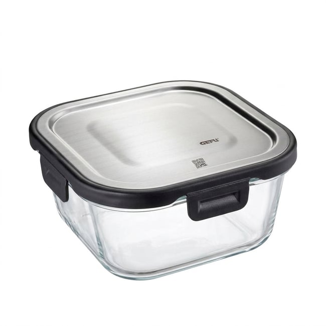 Boîte de conservation carré 800 ml frais MILO transparent <span itemprop=