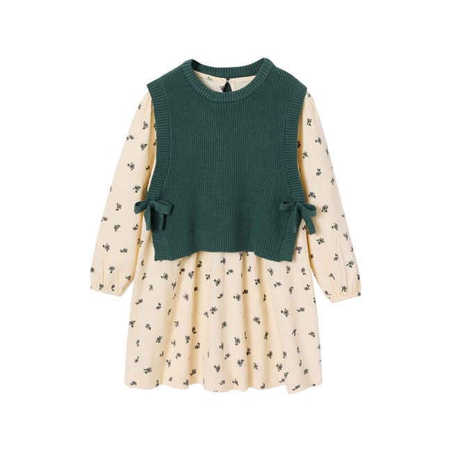 Ensemble robe vert <span itemprop=