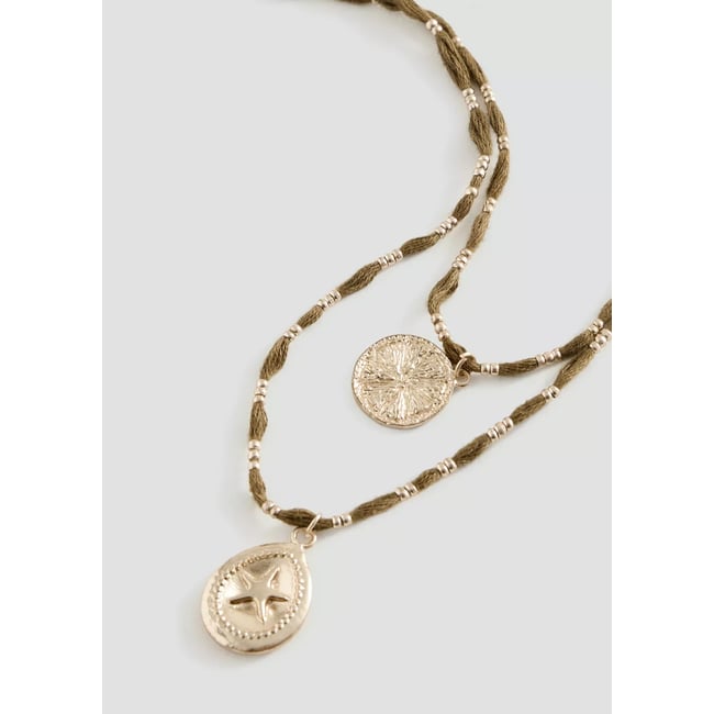 Collier alba kaki <span itemprop=