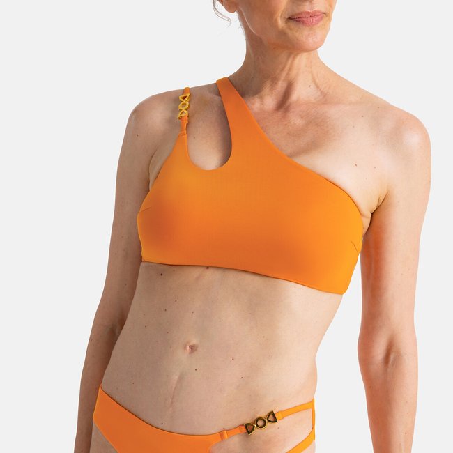 Reggiseno per bikini asimmetrico Astarita arancione DORINA