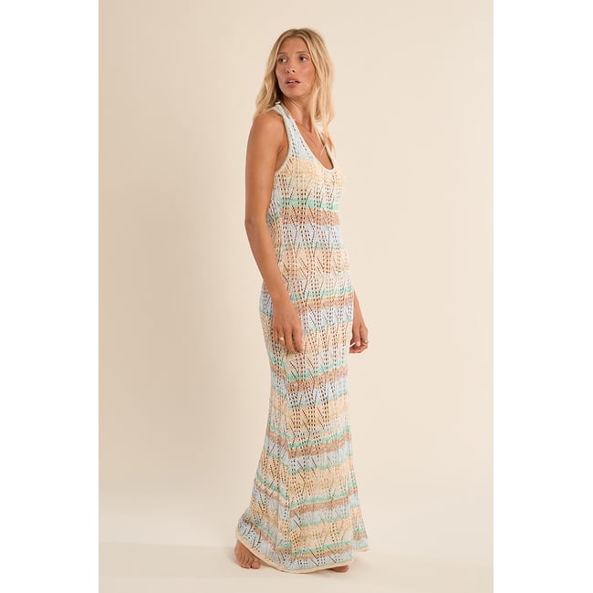 Longue robe de plage à bretelles - MOLLY BRACKEN