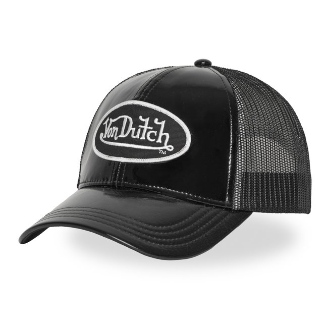 Casquette trucker Shiny noir/blanc <span itemprop=