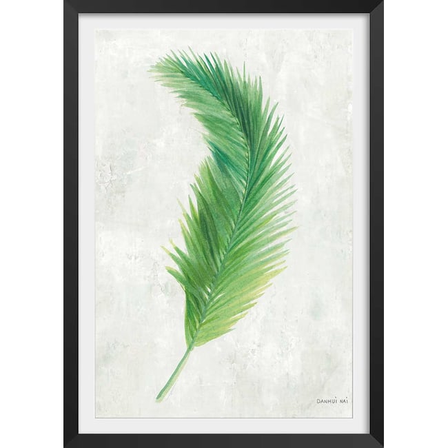 Affiche palme tropicale illustrée - HEXOA