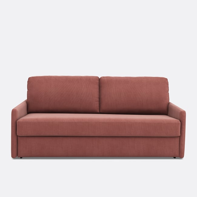 Sofá cama de terciopelo fino acanalado, Premium HR, Marta - LA REDOUTE INTERIEURS