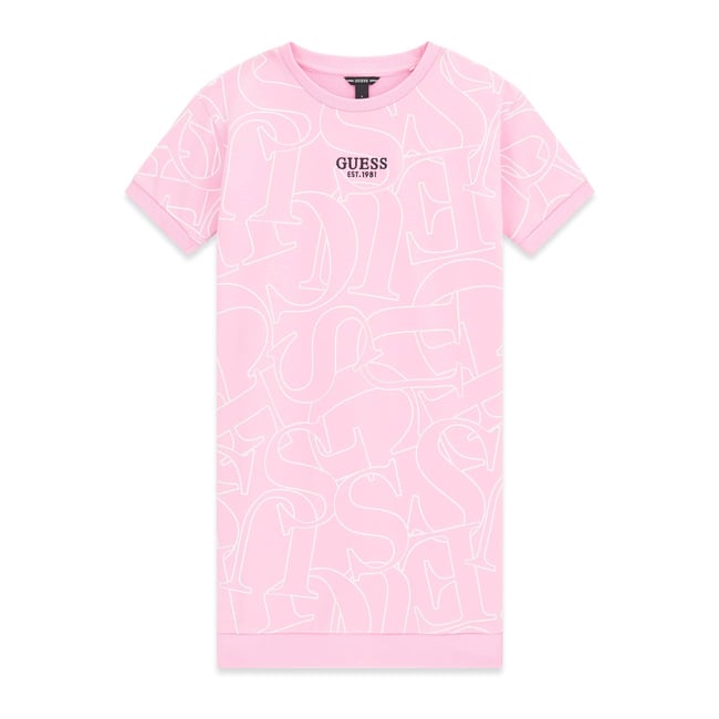Robe Imprimée Intégralement rose <span itemprop=
