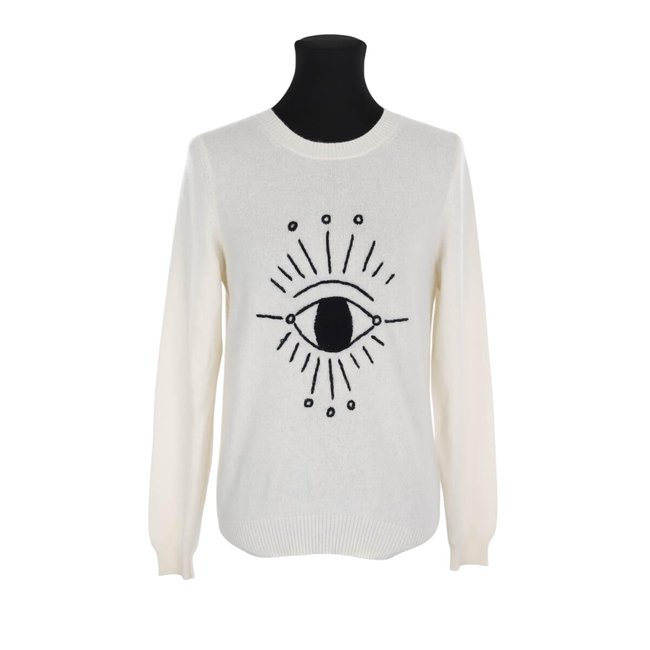 Pull en cachemire - Très Bon État beige <span itemprop=