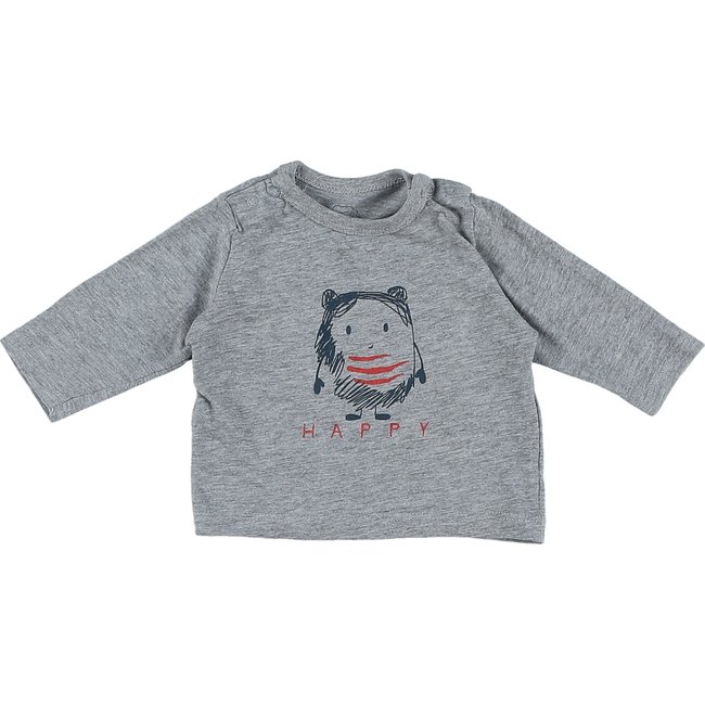 T-shirt -  Très bon état gris <span itemprop=